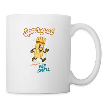 Spargel - Tasse - Weiß - Rechts