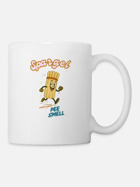 Spargel - Tasse - Weiß