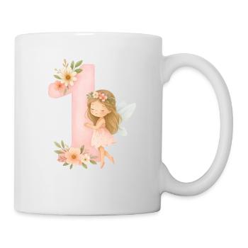 Fee Geburtstag / Fairy Birthday - Tasse - Weiß - Rechts
