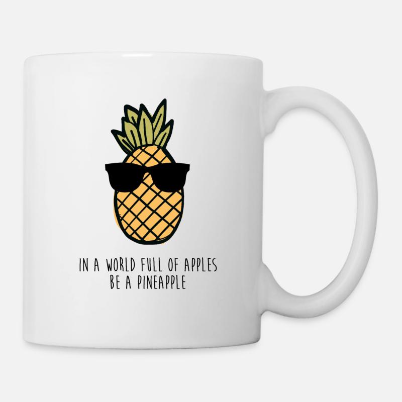 Pineapple Pineapple Cool Gift - Mug - white