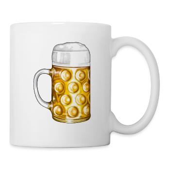Beer beer mug beer tent illustration - Mug - white - Right