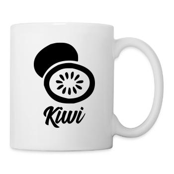 Ich liebe Kiwis - Tasse - Weiß - Rechts