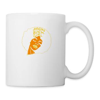 Damen Melanin Goddess design| Black Pride graphic - Mug - white - Right