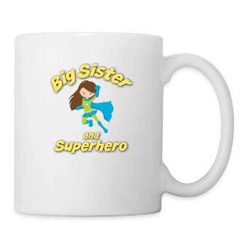 Big Sister Superhero Big sister superhero - Mug - white - Right