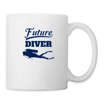 Kids Future Diver product Scuba Diving design For - Mug - white - Right