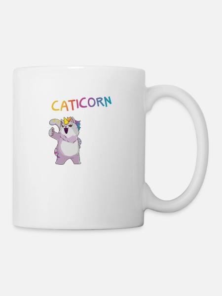 Caticorn Unicorn Cat - Mug - white