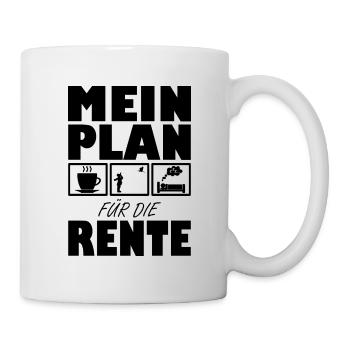 Ornithology Bird Watching - Pensioner Saying - Mug - white - Right