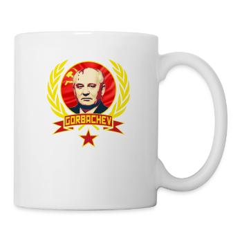 Mikhail Gorbachev Communism Propaganda - Mug - white - Right