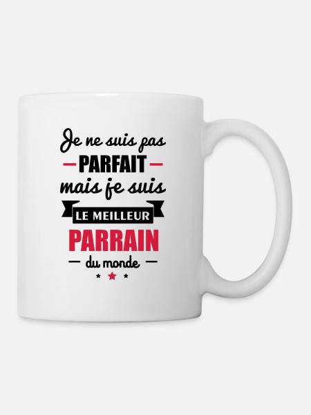 meilleur parrain du monde - Mug blanc - blanc