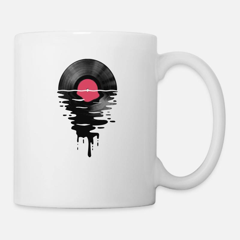 Vinyl LP Record Sunset - Mug - white