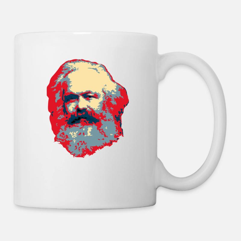 Karl Marx - Tasse - Weiß