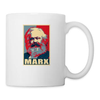 Karl Marx propagande Pop Art - Mug blanc - blanc - Droite