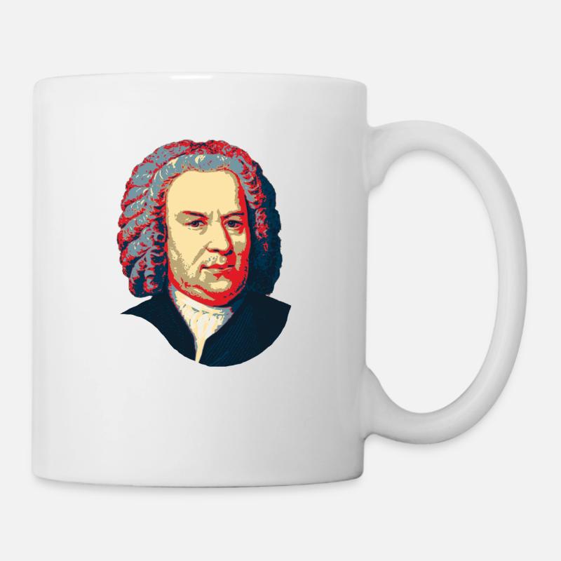 Johann Sebastian Bach - Mug - white