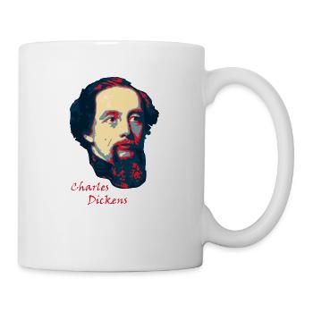 Charles Dickens - Tasse - Weiß - Rechts