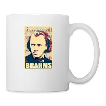 Johannes Brahms - Mug - white - Right