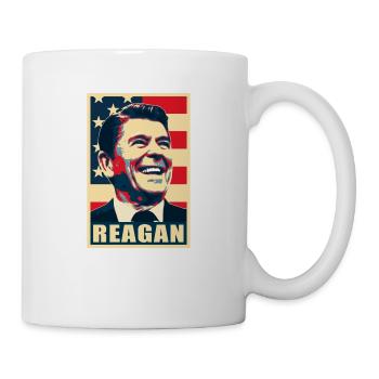 Ronald Reagan Propaganda Pop Art - Mug - white - Right