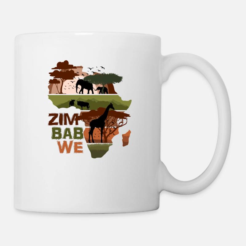 Zimbabwe Africa Sunset - Mug - white