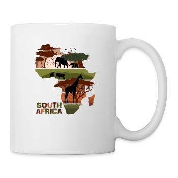 Afrique du Sud Sunset - Mug blanc - blanc - Droite