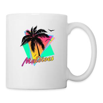 Maldives - Mug blanc - blanc - Droite