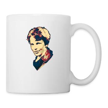 Amelia Earhart - Mug - white - Right