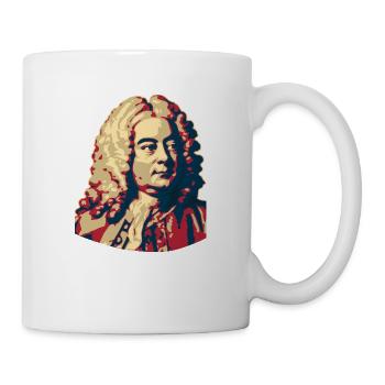 Georg Friedrich Händel - Tasse - Weiß - Rechts