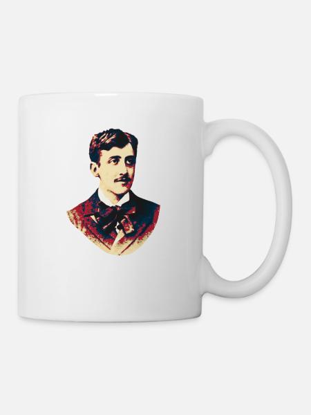 Marcel Proust - Tasse - Weiß