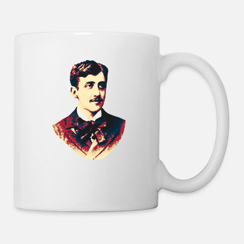 Marcel Proust - Tasse - Weiß