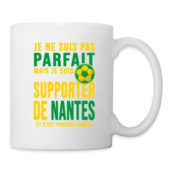 supporter football Nantes Cadeau humour foot - Mug blanc - blanc - Droite