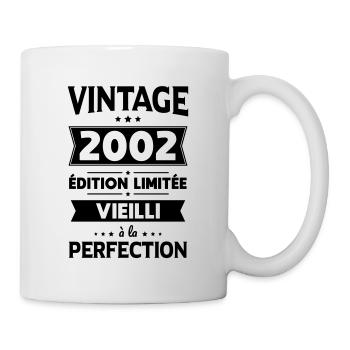 Anniversaire 20 ans - Vintage 2002 - Mug blanc - blanc - Droite