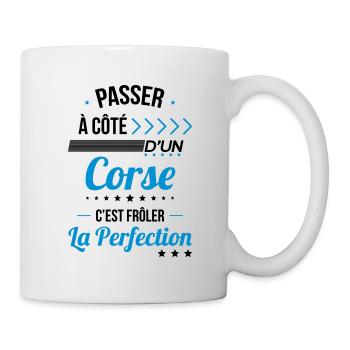 Corse - Frôler la perfection - Mug blanc - blanc - Droite