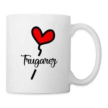 MERCI. BRETON. BRETAGNE. CŒUR. RÉGION. FÊTE - Mug blanc - blanc - Droite