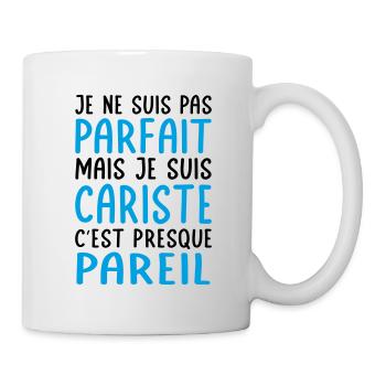 Je ne suis pas parfait mais je suis cariste - Mug blanc - blanc - Droite