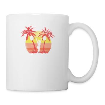 Levantamiento de pesas Girl Girl Sunset Sunset - Mug blanc - blanc - Droite
