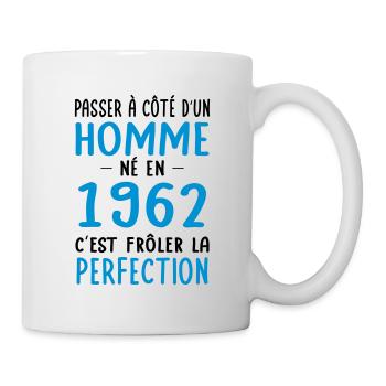 Anniversaire 60 ans - Né en 1962 Perfection - Mug blanc - blanc - Droite