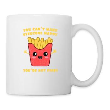 No puedes hacer felices a todos. No eres papas - Mug blanc - blanc - Droite