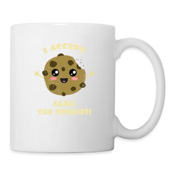 I accept All The Cookies - Mug - white - Right