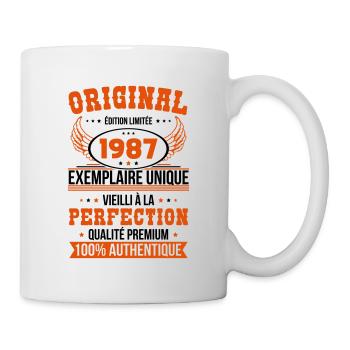 Anniversaire 35 ans - Original - 1987 - Mug blanc - blanc - Droite