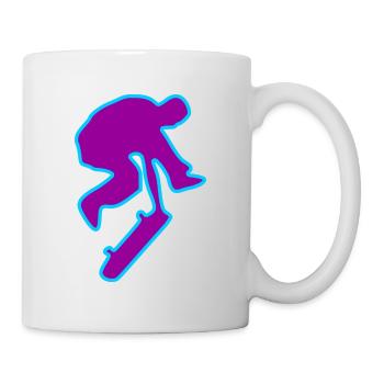 Skateboard Skater Skateboarder Skate - Tasse - Weiß - Rechts