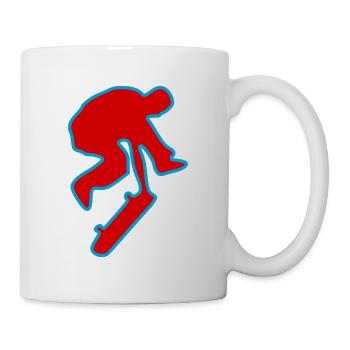 Skateboard Skater Skateboarder Skate - Tasse - Weiß - Rechts