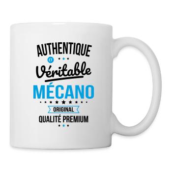 Authentique et véritable mécano - Original - Mug blanc - blanc - Droite