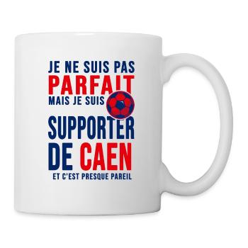 supporter football Caen Cadeau foot caennais - Mug blanc - blanc - Droite