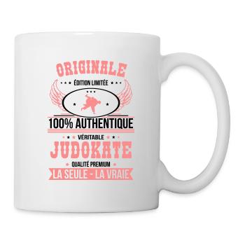 Authentique et véritable judokate - Originale - Mug blanc - blanc - Droite