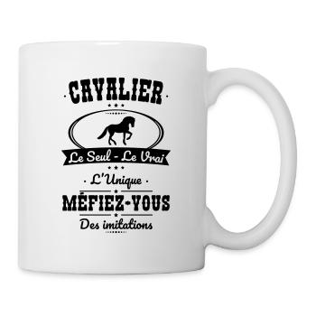 Cavalier - Le Seul - Le Vrai - L'Unique - Mug blanc - blanc - Droite