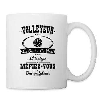 Volleyeur - Le Seul - Le Vrai - L'Unique - Mug blanc - blanc - Droite