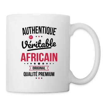 Authentique et véritable Africain - Original - Mug blanc - blanc - Droite