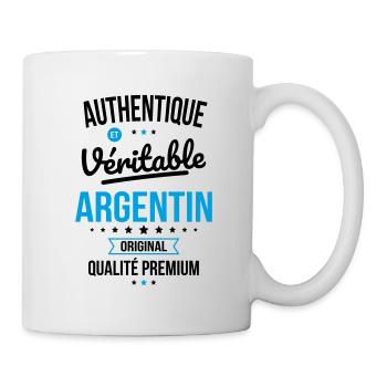 Authentique et véritable Argentin - Original - Mug blanc - blanc - Droite