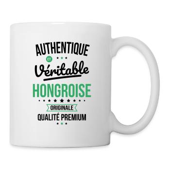 Authentique et véritable Hongroise - Originale - Mug blanc - blanc - Droite