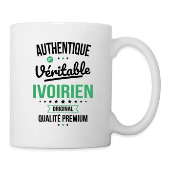 Authentique et véritable Ivoirien - Original - Mug blanc - blanc - Droite
