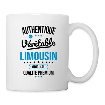 Authentique et véritable Limousin - Original - Mug blanc - blanc - Droite