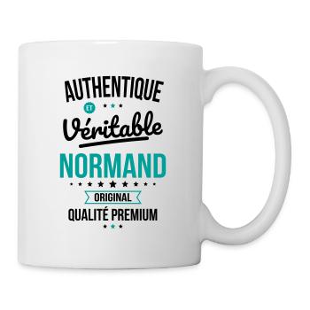 Authentique et véritable Normand - Original - Mug blanc - blanc - Droite
